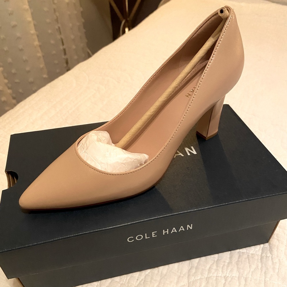 COLE HAAN Mylah Nude Pump Women’s 7.5 - NEW!